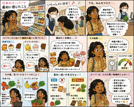 日本のスーパーで最初に感じたこと