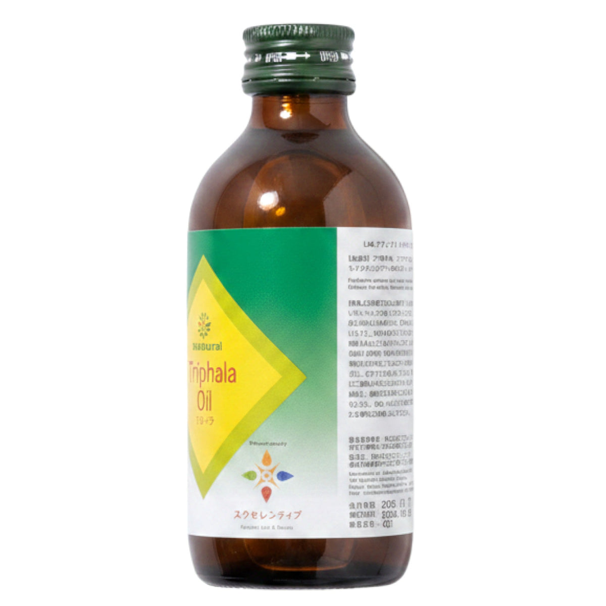 アーユルヴェーダの薬局の日本限定Linkナチュラル トリパラオイル180mL。茶色の遮光ボトルに入ったスキンケアオイル