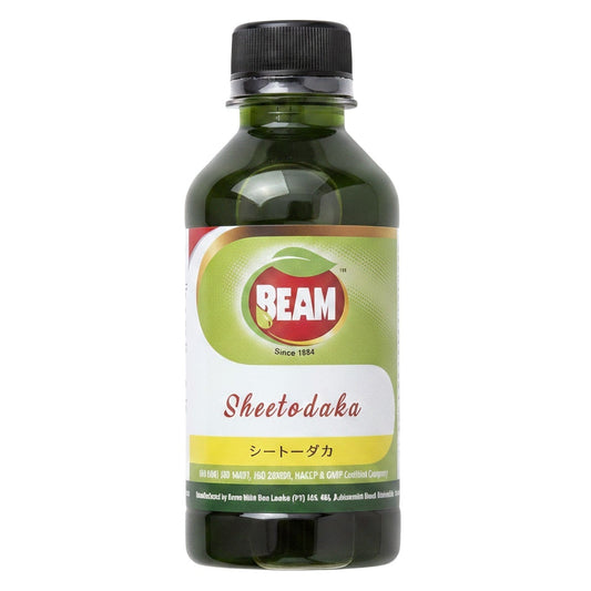アーユルヴェーダの薬局が提供するBEAM シートーダカ180mL。緑色のボトルに入った健康習慣をサポートするプレミアムオイル